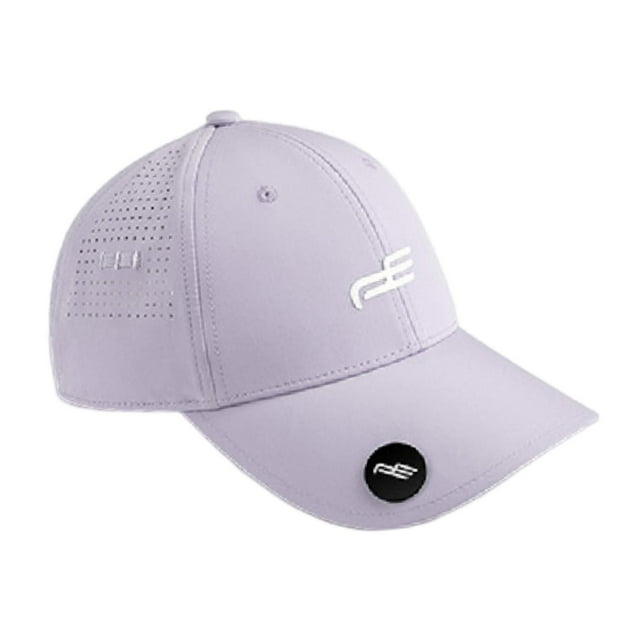 Gorra de golf con soporte para tee, marcador de pelota, ajustable, transpirable, gorra de béisbol Violeta claro