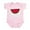 Petal Pink, variant on CafePress - Juicy Watermelon Slice Infant Creeper - Baby Light Bodysuit, Size Newborn - 24 Months