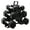 Black, variant on BalanceFrom 60 lb Rubber Coated Iron Dumbbell Hex Weights Set with A-Frame Rack, Black