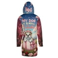 thumbnail image 2 of My Dog Is My Valentine Cute Bulldog in Gift Box All Over Print 3D Hooded Duffle Toggle Coat Dog Lover Gifts Idea - 3006, 2 of 6