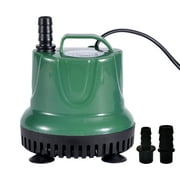 eccomum 5W 350L/H Submersible Water Pump Mini Fountain Pump with Power Cord Ultra Quiet Waterproof Water Pump for Aquarium Fish Tank Pond Water Gardens Hydroponic Systems with Nozzles