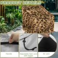 thumbnail image 4 of Renewold Patio Chair Covers Waterproof Dust Proof Stackable Patio Chair Covers Outdoor Lawn Patio Furniture Protection Fits up to 32"W x 35"D x 36"H, Brown Cheetah Print, 4 of 7