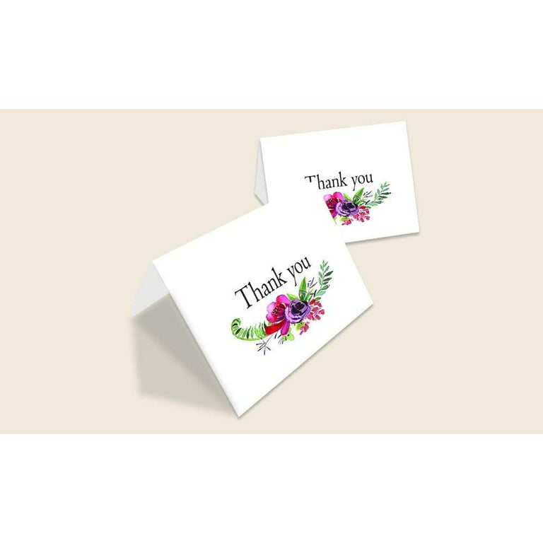 Floral Notecards for Women, Stationery Set for Women, Blank Thank