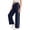 Navy, variant on Girls Baggy Sweatpants Straight Leg Drawstring Athletic Pants Elastic Waist Striped Joggers Loose Soft Stretchy Trousers