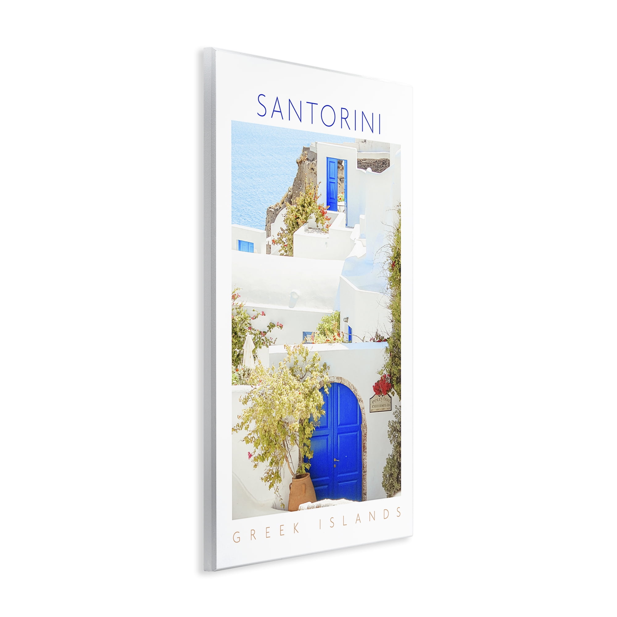 Stupell Industries Santorini Greek Islands Wall Plaque Art, design by Erin Marie