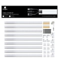 thumbnail image 1 of GlobalTone - Wall Mount Wire Cover Kit, 150 Inch Length, Paintable, Glossy White, 1 of 9