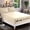 Cream, variant on Elegant Comfort 1500 Series Twin Fitted Sheet, 18" Deep Pocket Cooling Microfiber Bed Sheet, White