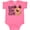 Hot Pink, variant on Inktastic Doggone Cute- Happy Puppy Boys or Girls Baby Bodysuit