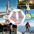 thumbnail image 5 of LWFBDTK Women’s Crew Athletic Socks, 4 Pairs – Moisture-Wicking Cushioned Sport Socks, Size 9.5-14.5, Pink, 5 of 6