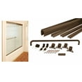 thumbnail image 4 of CRL DK3860800RB Oil Rubbed Bronze 60" x 80" Cottage DK Series Sliding Shower Door Kit with Metal Jambs for 3/8" Glass, 4 of 4