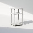 thumbnail image 4 of Mesita de noche Furinno Just Turn-Tube de 3 niveles, blanco/blanco, 4 of 4