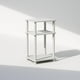 thumbnail image 4 of Mesita de noche Furinno Just Turn-Tube de 3 niveles, blanco/blanco, 4 of 4