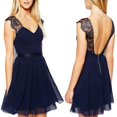 thumbnail image 3 of Vestidos De Túnica Sin Mangas Sexy Con Cuello En V Vestido De Gasa Sin Espalda De Color Sólido Para Mujer Likrtyny Mujer, 3 of 5