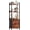 RT-4, variant on Simenmax 5-Tier Bookshelf - 62.2" Tall Rustic Brown Display Storage Shelves for Living Room, Office, Bedroom, Black