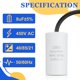 thumbnail image 4 of Capacitor de Funcionamiento CBB60 8uf 450V CA 2 Cables 50/60Hz Cilindro 65x34mm Blanco, 4 of 6