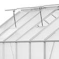 thumbnail image 2 of Dextrus 12x6FT Aluminum Frame Spacious Polycarbonate Greenhouse Sliding Doors for Outdoor Gardening, 2 of 10