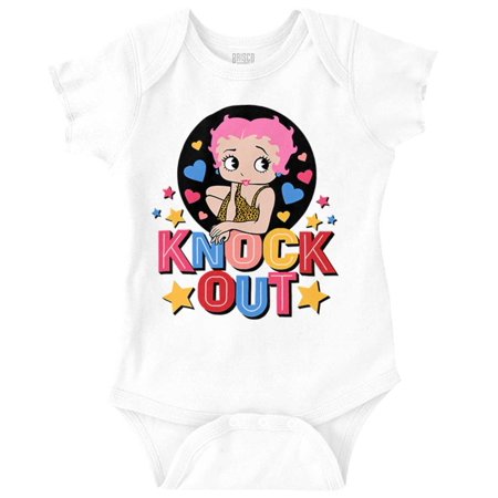 

Betty Boop Knock Out Cute Cutie Bodysuit Jumper Girls Infant Baby Brisco Brands 18M