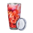 thumbnail image 2 of KLL Autumn Maple Leaves Print 40oz Stainless Steel Insulated Car Cup with Spillproof Lid - Keep Your Drink Hot or Cold on the Go-Straw Three-piece Set, 2 of 8