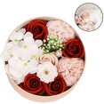 thumbnail image 2 of Rosa de jabón, Caja de regalo de rosa de jabón con tarjeta de felicitación Rosa falsa artificial Rosa de jabón para siempre Ormromra 223046-2, 2 of 5