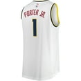 thumbnail image 3 of Men's Fanatics Michael Porter Jr. White Denver Nuggets Fast Break Player Jersey - Association Edition, 3 of 3