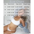 thumbnail image 6 of 10 Pack Women's Cotton G-String Thongs, Stretch T-back Tangas Low Rise Hipster Sexy Underwear S-XL, 6 of 7