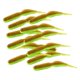 thumbnail image 1 of Worms de pesca señuelos Crankbait Equipo de pesca señuelos swinging portátiles señuelos de pesca para salmón de agua salada Lago al aire libre verde 12x 63 mm1.5g, 1 of 8