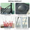 thumbnail image 3 of Outdoor Basketball Hoops Soozier Portable Basketball Hoop System Stand with 33in Backboard, Height Adjustable 5FT-7FT for Indoor Outdoor Use,Indoor Basketball Hoops, 3 of 10