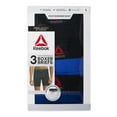 thumbnail image 3 of Reebok Men’s Featherweight Performance Boxer Briefs Extended Length Underwear, 7.5-Inch, 3-Pack, 3 of 11