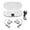 White, variant on M Buder AI Translation Earbuds, 164 Languages Bluetooth 5.49 7 Modes Wireless Real Time Translator Earbuds with APP for Travel Music and Calls, 4.72x3.54x1.57 inches / 12x9x4 cm, Black