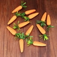 thumbnail image 5 of 12 Pieces Mini Easter Foam and Plastic Artificial Carrots Vegetables Ornament Hanging Decorations for Home Kitchen Festival Party DIY Crafts Decor, 5 of 9