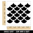 thumbnail image 2 of Mermaid Dragon Fish Scales for Seamless Pattern Square Rubber Stamp Stamping Scrapbooking Crafting - Large 2.75in, 2 of 7