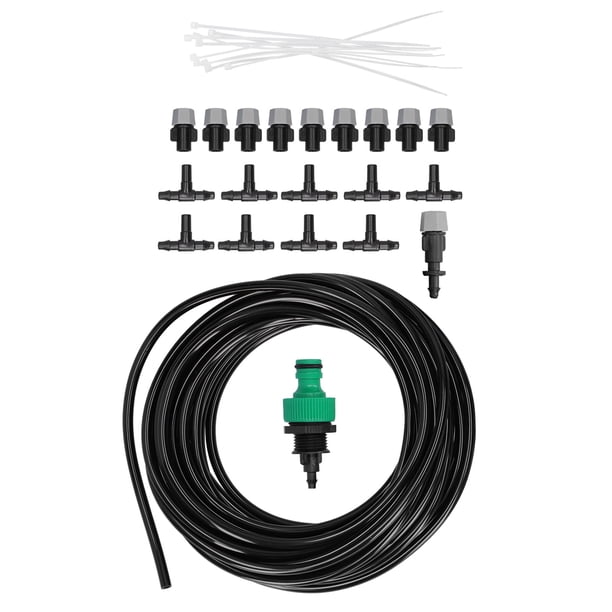 Sistema de nebulización, sistema de enfriamiento automático de agua para jardín, kit de riego de alta capacidad