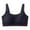 Black, variant on Fiaer Women's Wireless Bra Jelly Oversized Flex Fit Full-Coverage Seamless Wireless Adjustable Straps Bra White XL