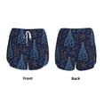 thumbnail image 3 of Balery Shining Christmas Tree Pantalones cortos deportivos para mujer con forro y dos bolsillos, elásticos, para entrenamiento, gimnasio, yoga-XX-Large, 3 of 7
