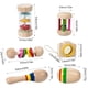thumbnail image 3 of Campana de manivela calmante de madera Fiudx Juego de combinación de 6 piezas Juguete de rompecabezas para niños y niñas Regalos de cumpleaños, 3 of 6