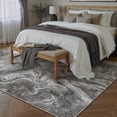 thumbnail image 2 of BERTHMEER 9'x12' Area Rugs for Living Room Large Abstract Bedroom Dining Room Farmhouse Modern Washable Non-slip Contemporary Rugs Carpets,Black Golden, 2 of 4