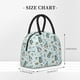 thumbnail image 2 of Fotbe Winter Wonderland Light Blue Bolsa de Almuerzo con Estampado, Lonchera Aislada, Contenedor de Comida Reutilizable Tipo Cooler a Prueba de Fugas, 2 of 6