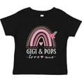 thumbnail image 3 of Inktastic Gigi and Pops Love Me Rainbow Girls Toddler T-Shirt, 3 of 5