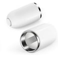 thumbnail image 2 of Magnetic Replacement Caps for Apple Pencil 1st Generation (2 Pack) - with a Extra Silicone Cable Adapter Tether Stylus Protective Cover Caps for iPad Pencil(White), 2 of 7
