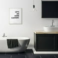 thumbnail image 2 of Stupell Industries Do Laundry Tomorrow Funny Bath Word Design Canvas Wall Art by Patrick Reid O'Brien, 2 of 6