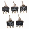 thumbnail image 1 of 5 Interruptores Basculantes de Alta Resistencia para Coche y , 15 A, 250 V, 6 Pines, 3 Posiciones, SPST, Encendido/Apagado., 1 of 1