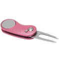 thumbnail image 1 of Ymiko Stainless Aluminium Handle Golfs Divot Repair Tool Automatic Spring Fittings, 1 of 8