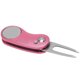 thumbnail image 1 of M Buder Herramienta de Reparación de Divot de Golf Plegable con Resorte Automático y Mango de Aluminio para Césped, Color Rosa, 1 of 9