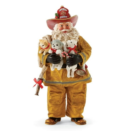 - Possible Dreams Sports and Leisure 4059838 Santa to the Rescue Clothtique Santa