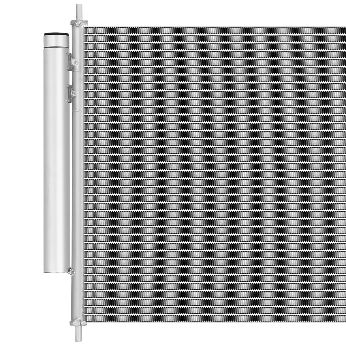 LEDKINGDOMUS AC Condenser Compatible with 2012-2015 Honda Civic L4 1.5L 1.8L 2.4L & 2013-2022 Acura ILX L4 1.5L 2.0L 2.4L, Replacement for OEM# 80110TR0A02, Heavy-Duty Aluminum, Leak Tested