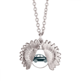 thumbnail image 1 of Coches clasicos Verde silueta geométrica Collar de girasol collar collar collar colgante, 1 of 3