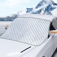 thumbnail image 2 of Masteelf 2pcs Winter Windshield Cover Car Windshield Snow Shield Car Window Cover for Winter, 2 of 8
