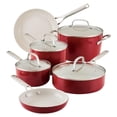 thumbnail image 1 of Juego de utensilios de cocina KitchenAid 84845 antiadherente de aluminio anodizado duro, 10 piezas, 1 of 7