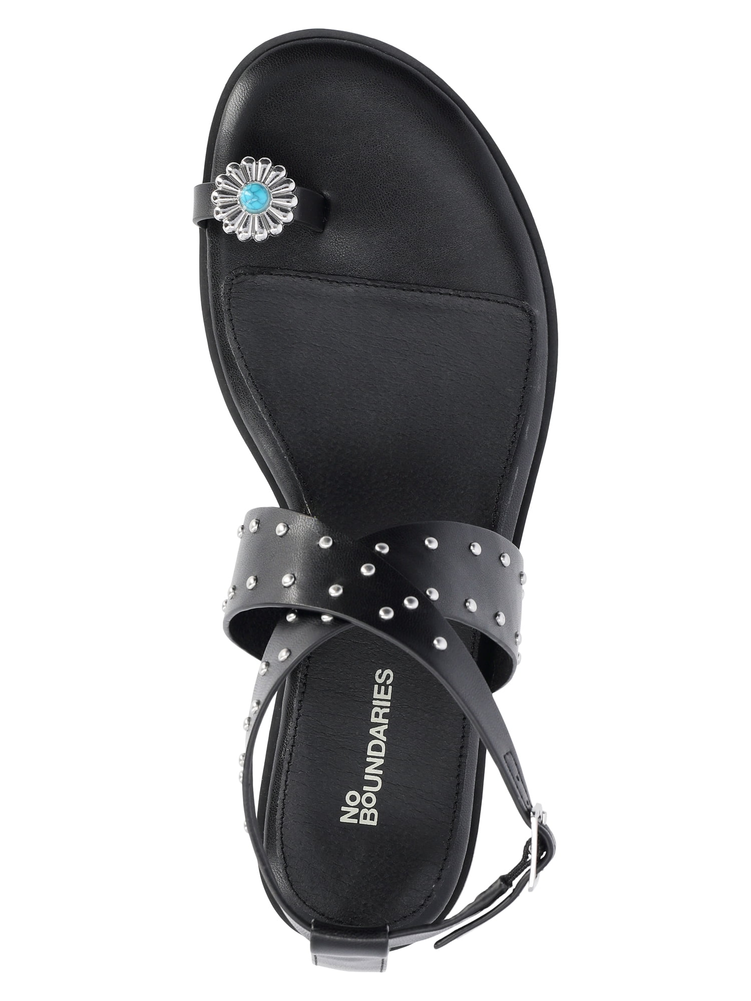 No Boundaries Studded Toe Ring Sandals, Women's