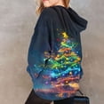 thumbnail image 6 of Lorytime Boys Girls Hoodies with Bows Christmas Tree Star Sweatshirt Long Sleeve Pullover with Pocket Drop Shoulder Tops, 6 of 6